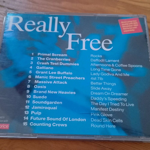 Really Free compilation CD used, rock