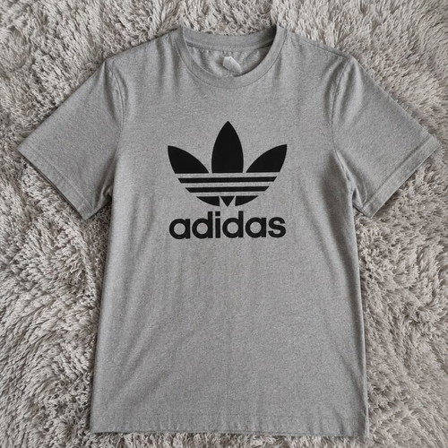 Adidas grey men's T-shirt XXL like new with Trefoil logo