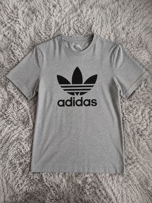 Adidas grey men's T-shirt XXL like new with Trefoil logo