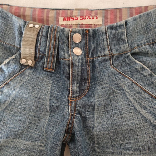 Miss Sixty Cargo Jeans like new, washed denim, size 25