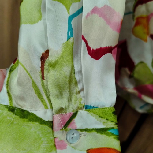 Zara floral shirt S with watercolor print