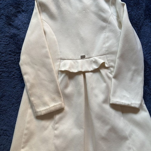 Ebita Collection Girls' Coat Ivory Size 10 Like New