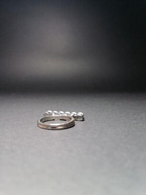 Ring No. 53.5 like new, silver