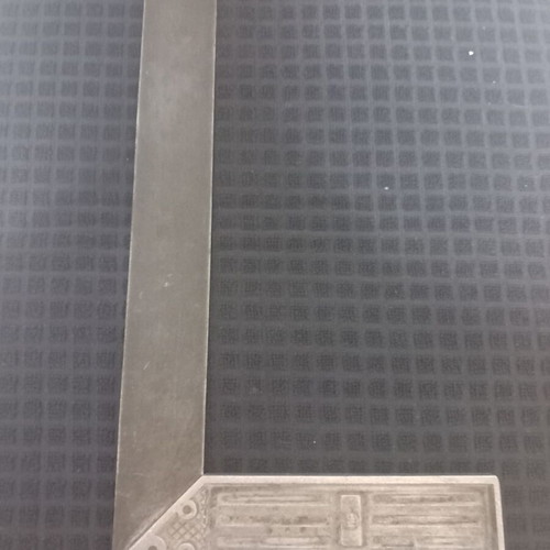 Carpenter's square 35cm metal used