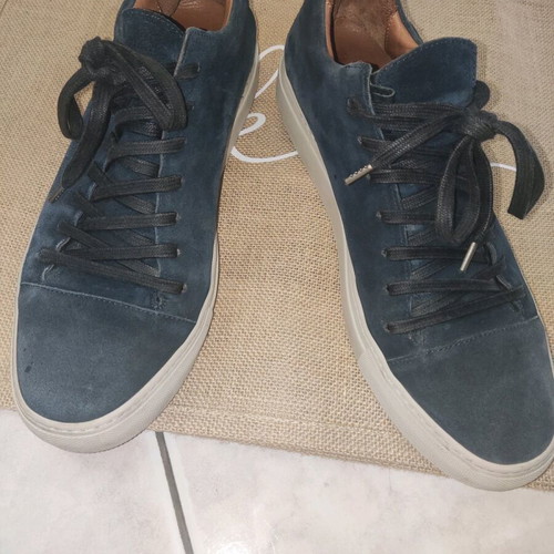 John Varvatos shoes like new, size 42.5-43, white and blue