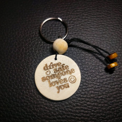 Keychain "Drive Safe – I Love You" new, sentimental gift