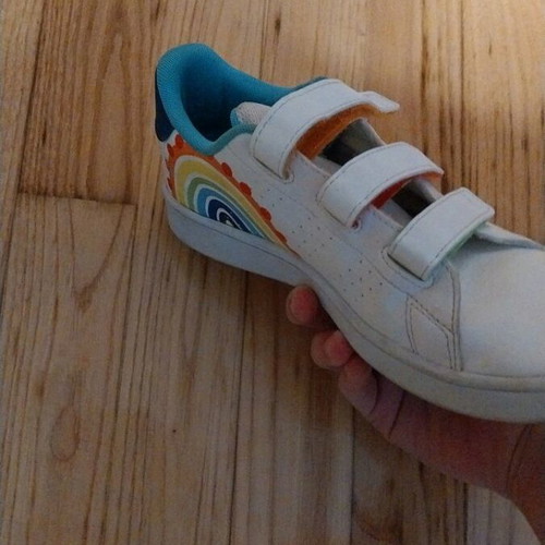 Stan Smith Adidas shoes used, colorful size 34 kids