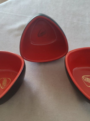 Grants Whisky Promotional Snack Bowls set of three, like new