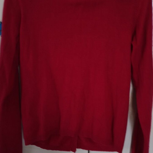 Okaidi wool cardigan for girls used, size 152 cm, red