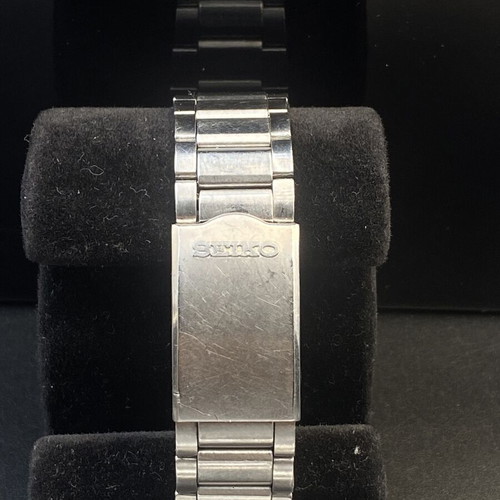 Seiko 5 Automatic TV Case men's watch like new, blue and silver