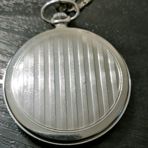 Molnija pocket watch new, made in USSR with chain