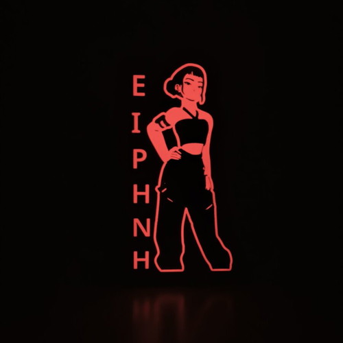 3D Printed Lamp Custom Design with Multicolor Lighting