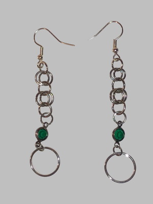 -Poison Ivy- Handmade Gothic Y2k Boho Earrings