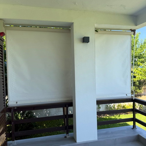 Awning used, white, length 2.80m