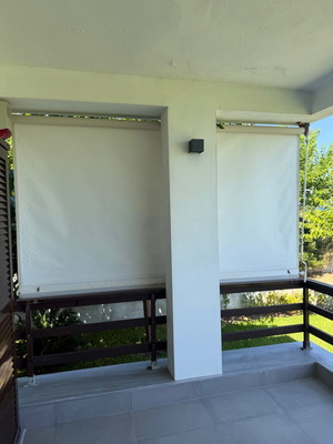 Awning used, white, length 2.80m