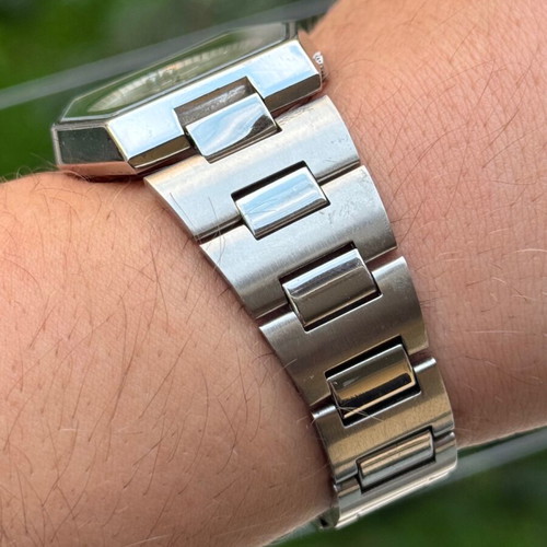 Seiko 5 Hexagon Diamond Dial Automatic Men's Watch Like New