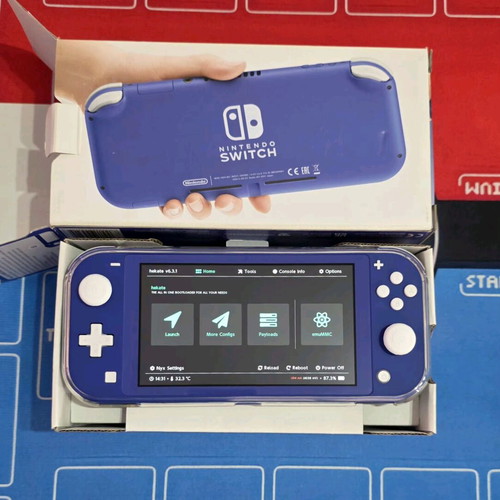 Nintendo Switch Lite μπλε σαν καινούργιο με 50 παιχνίδια και θήκη