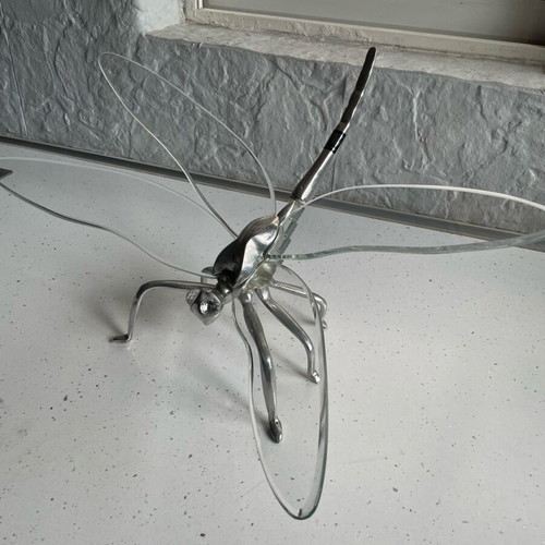 Decorative dragonfly like new with Swarovski stones 50cm