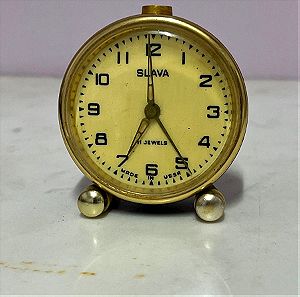Ρωσικό Vintage Επιτραπέζιο Ρολόι-Ξυπνητήρι