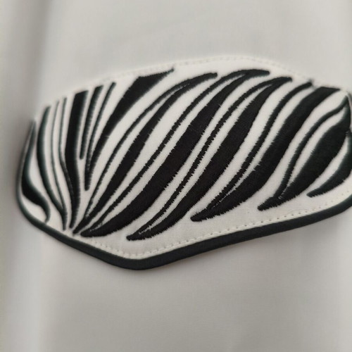 Laura Scott vintage 90s shirt with zebra print details, new