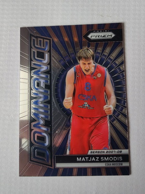 2023-24 Panini-Prizm Euroleague Basketball Matjaz Smodis Dominance #10