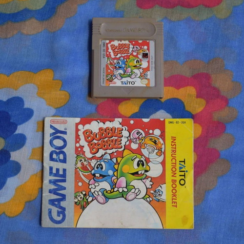 Bubble Bobble Game Boy used with manual, English