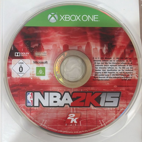 NBA 2K15 Xbox One game disc used, disc only