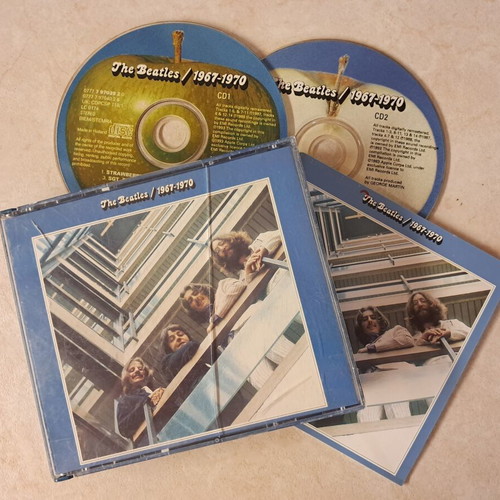 The Beatles 1962-1966 and 1967-1970 4xCD EMI Apple compilation fat box
