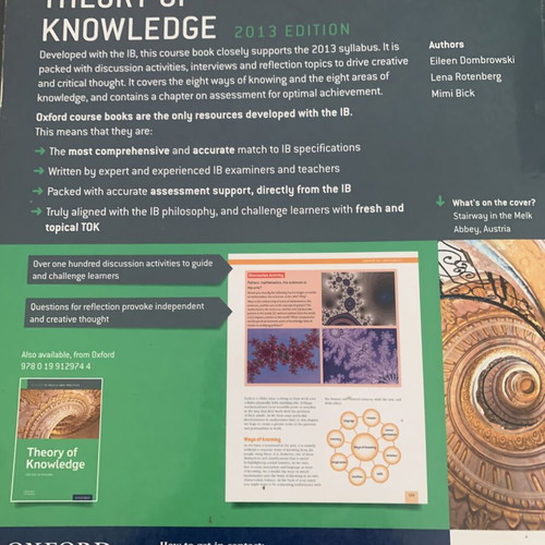 Theory of Knowledge Course Companion Oxford 2013 edition like new