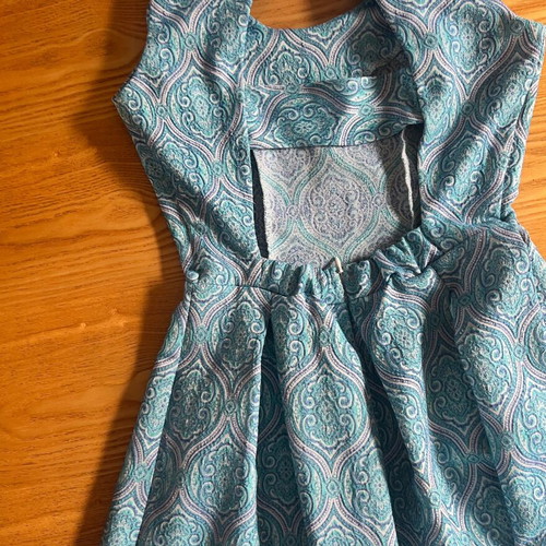 Regalinas dress size S like new, colorful with perfect back