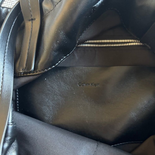 Calvin Klein large shoulder pouch bag like new, black