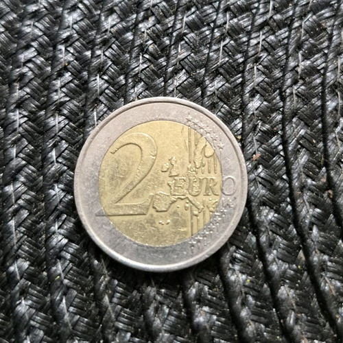 Two euro coin used, rare from 2004 Athens Olympic Games