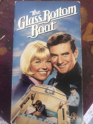The Glass Bottom Boat VHS used, romantic comedy 1966