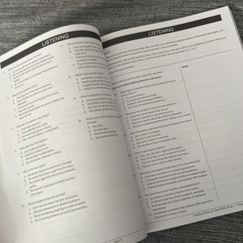 Test book ECPE C2 like new