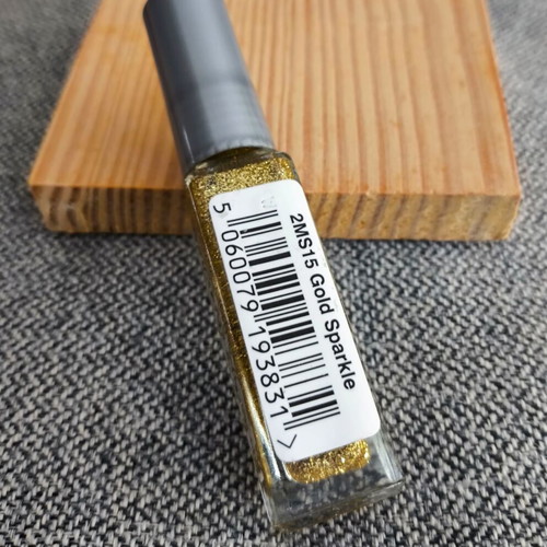 2MAD Nail Art Varnish Gold Sparkle 8 ml new