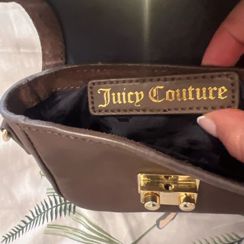 Juicy Couture crossbody bag brown new with gold chain