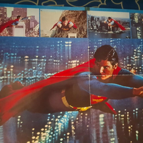 Superman Collectible Poster 1979 used, DC superhero