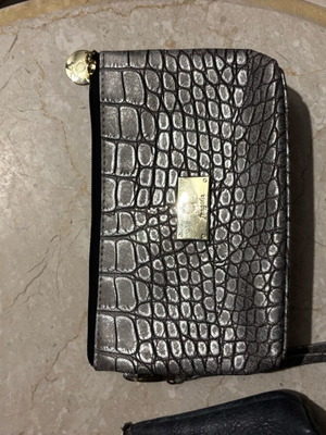 Fragola wallet bag in perfect metallic silver like new