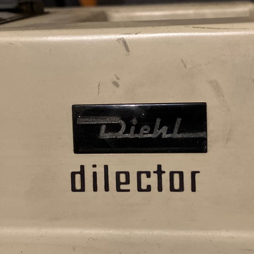 Diehl dilector used punched tape reader unit for vintage calculators