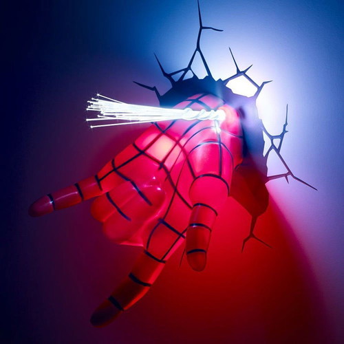The Source 3DL Spiderman Hand Light children's lamp new