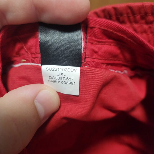 Jordan bucket hat new, size L/XL, red
