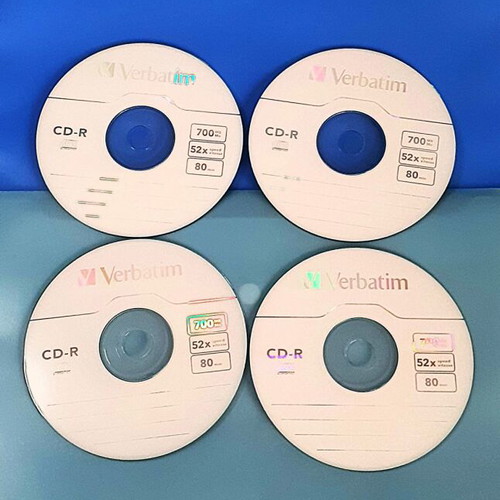 Verbatim CD-R 80 new, pack of 4, 700MB, 52x speed