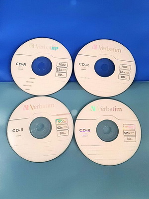 Verbatim CD-R 80 new, pack of 4, 700MB, 52x speed