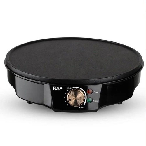 RAF Crepe Maker 1200W R.528 new with wooden spreader and spatula