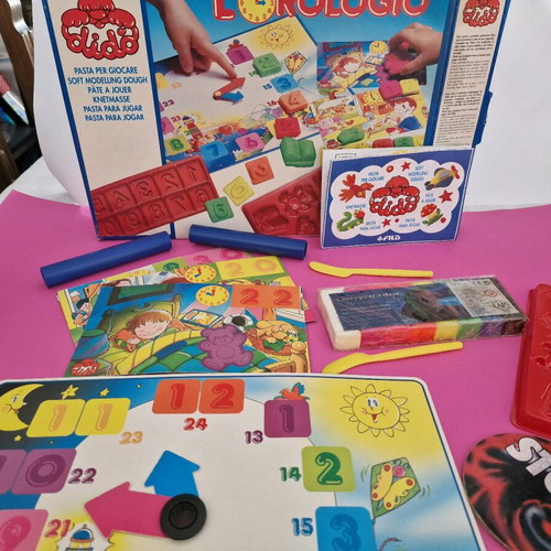 Educational game learn by playing with modeling clay new