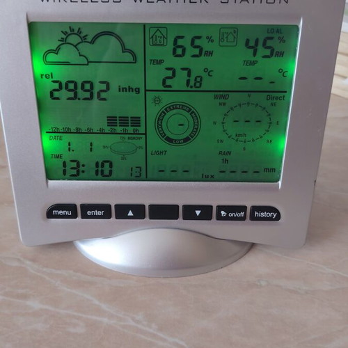 Alecto Wireless Weather Station like new, multifunctional