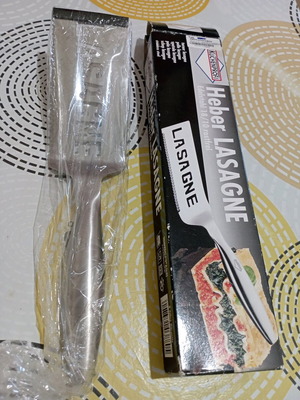 Heber Lasagne spatula cutter new, stainless steel
