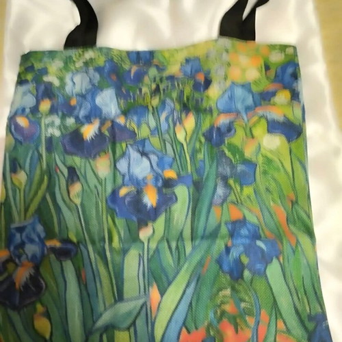 Irides Fabric Shoulder Bag new, blue multicolor