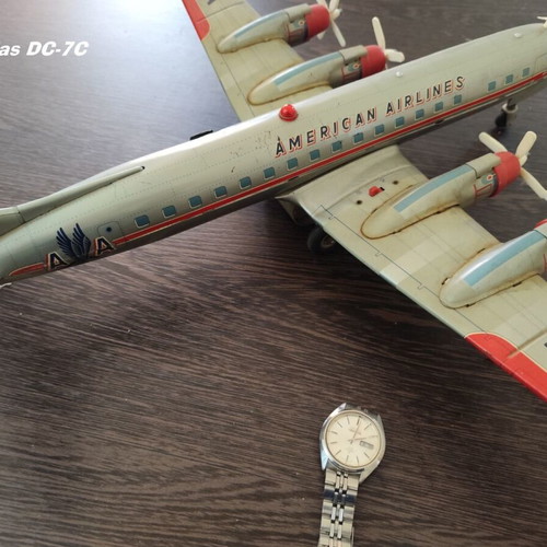Douglas DC-7C vintage used collectible model toy