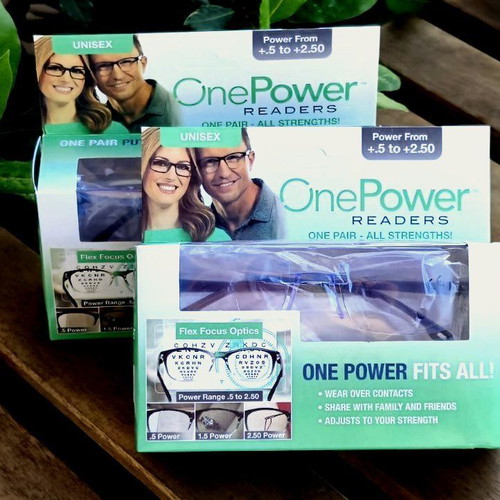 OnePower Readers presbyopia and mobile phone glasses new, 2 pairs